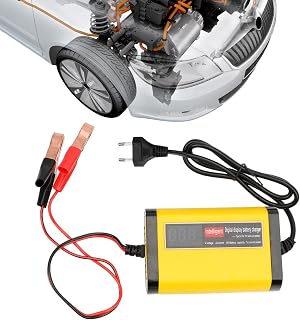 Bateria 12V Automotivo - Carregador e Mantenedor Bateria 12V - Carregador lento do mantenedor da bateria e dessulfatador da bateria com compensação temperatura Maidong