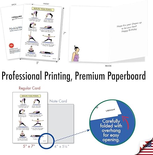 Miniatura 2 de NobleWorks Paquete surtido de 3 tarjetas de felicitación de cumpleaños humorísticas con sobres (3 diseños, 1 cada uno) Risa para damas VC7960BDG-C1x3