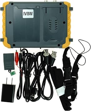 CCTV Tester, High-resolution HD CCTV Tester IV8W 8MP ADH CVI TVI CVBS 4 Ins 1 Cameras Analog Security Camera Monitor Test Tool