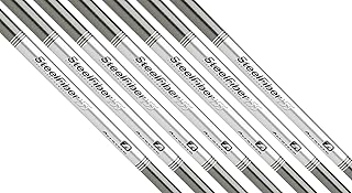 AeroTech SteelFiber i55 Graphite Iron Shafts 5-PW, Set of 6 Shafts - .370 Parallel Tip (Choose Flex)