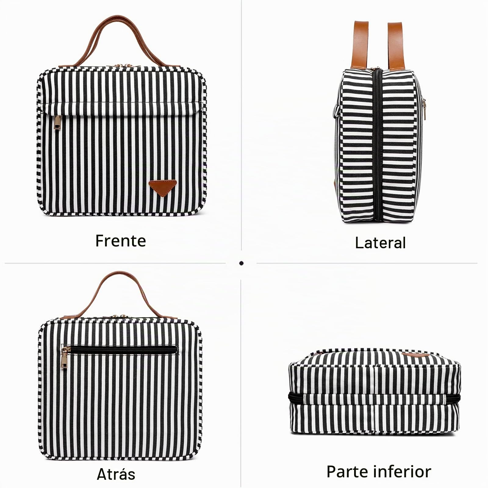 FANDARE Bolsas de Maquillaje Neceser de Viaje Mujeres Hombres Lona Bolsa de Cosméticos de Viaje Neceser de Viaje para Colgar Bolsas de Aseo Cosméticos Organizador Neceseres de Viajes de Negocios