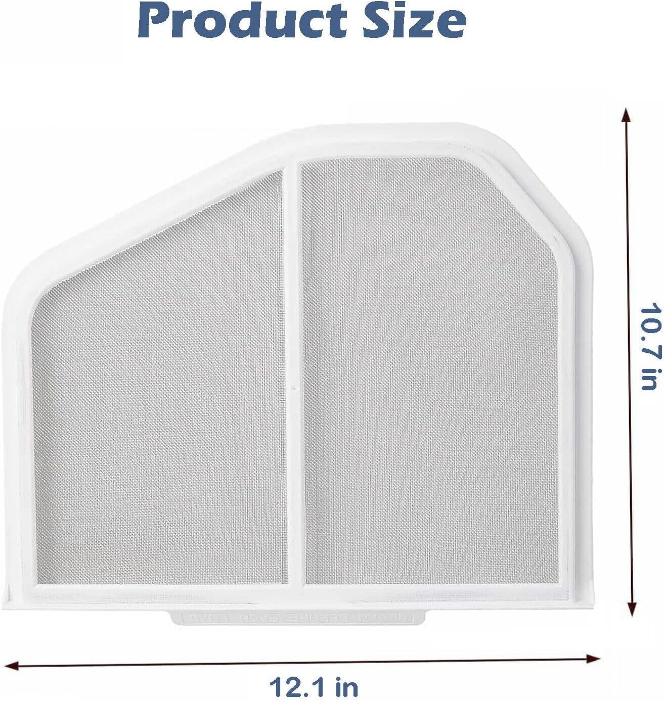 Dryer Lint Screen for Whirlpool WED5610XW1 WED5700AC0 WED5700AC1 WED5700XL0