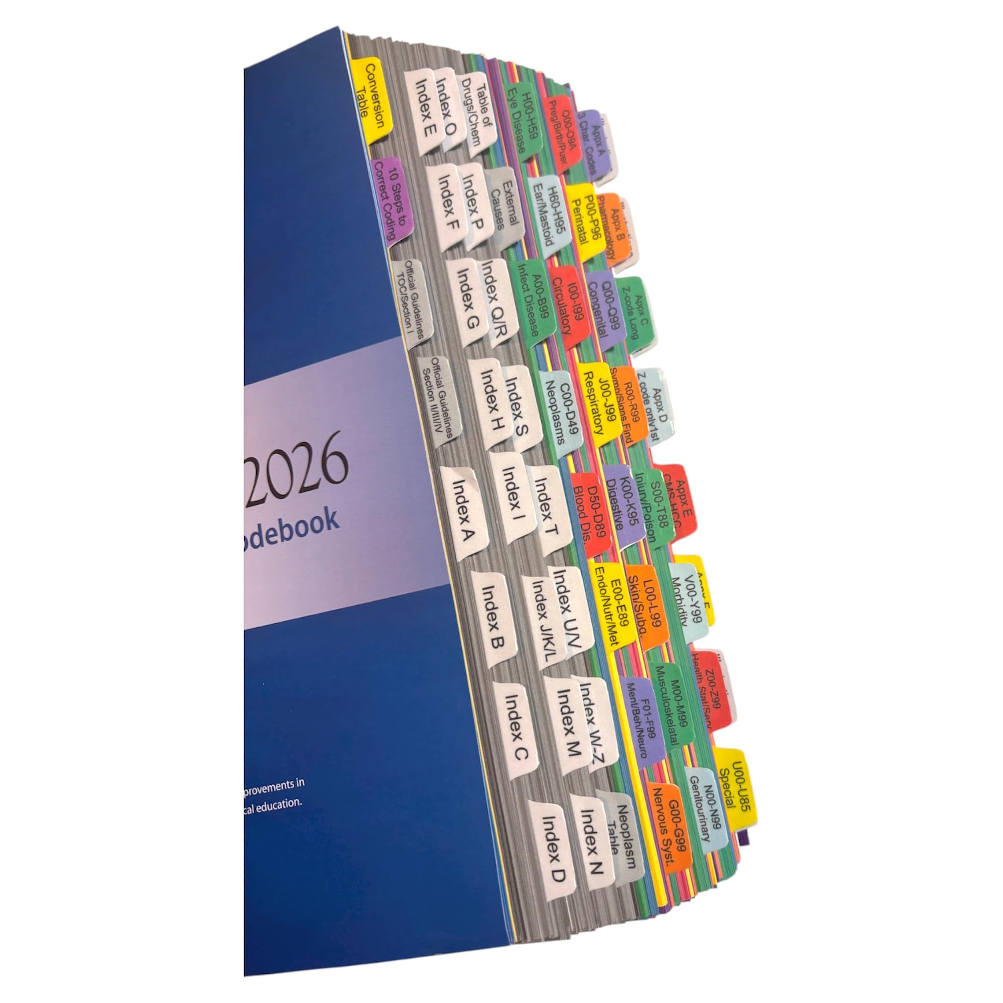 Amazon.com : Book Tabs for ICD-10-CM 2026 The Complete Official