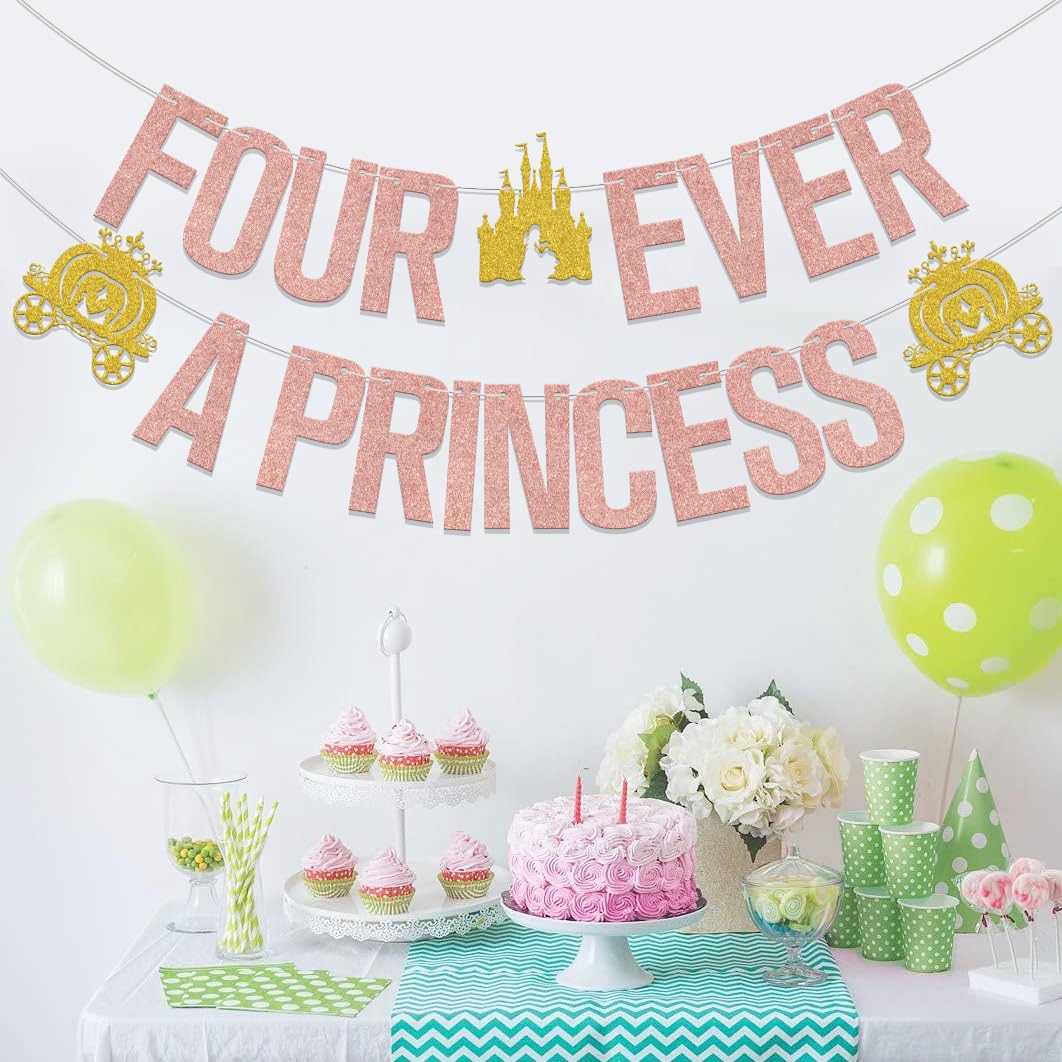 DPKOW Principessa Foto Props Accessori per Ragazze, Faccia Buffa nel Buco Foto Striscione Principesse Porta Bandiera per Decorazioni per Feste di Compleanno Principessa, Decorazioni Sfondo Principessa