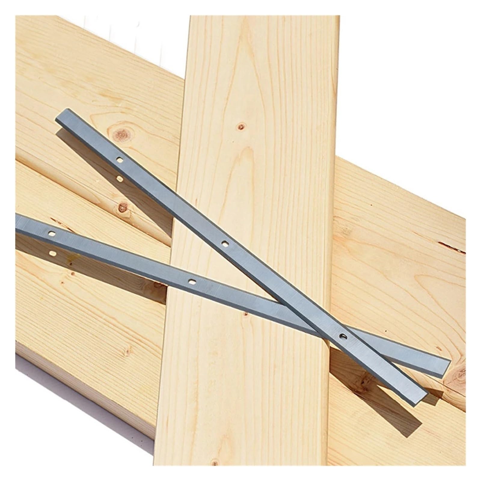 2 cuchillas de cepilladora de 13" de grosor, de doble filo, 333 x 12 x 1,5 mm, compatibles con Delta 22-580 TP300, Metabo DH330 y Ryobi AP1300.