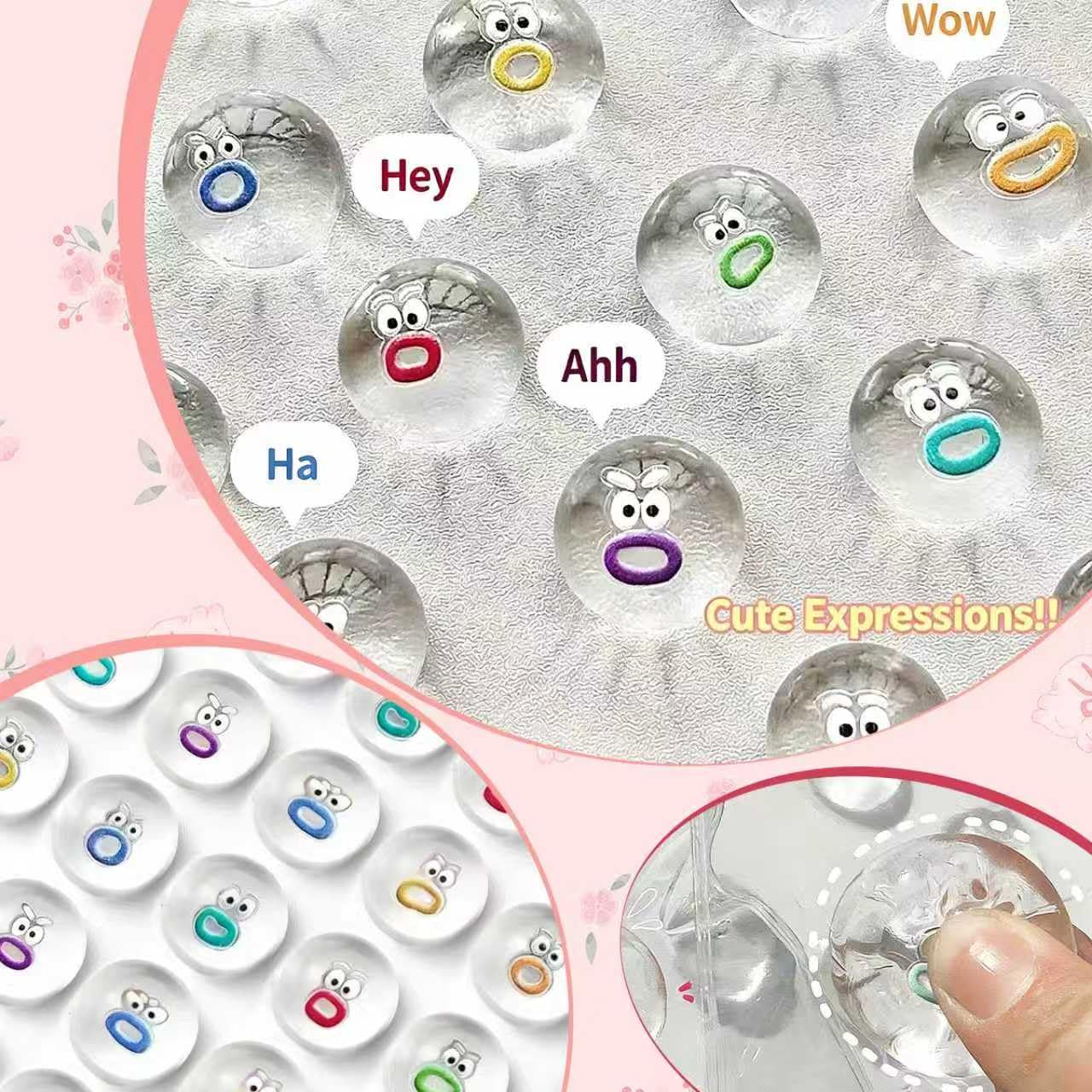 Amazon.com: 24 Packs Mini Squishies Expression Squeeze Fidget Toys