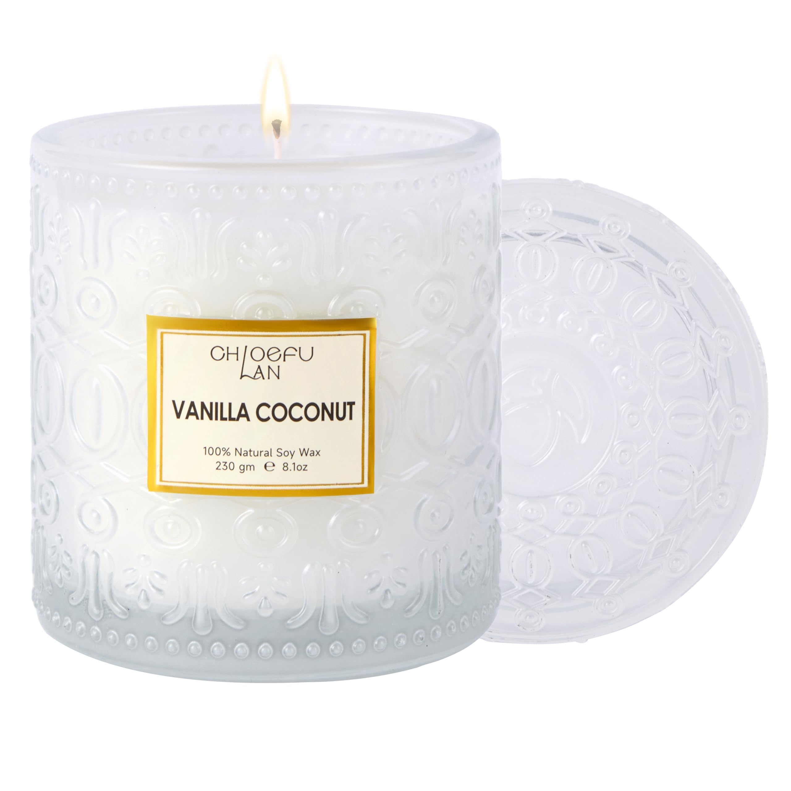 Mother Gifts Vanilla Coconut Soy Candle