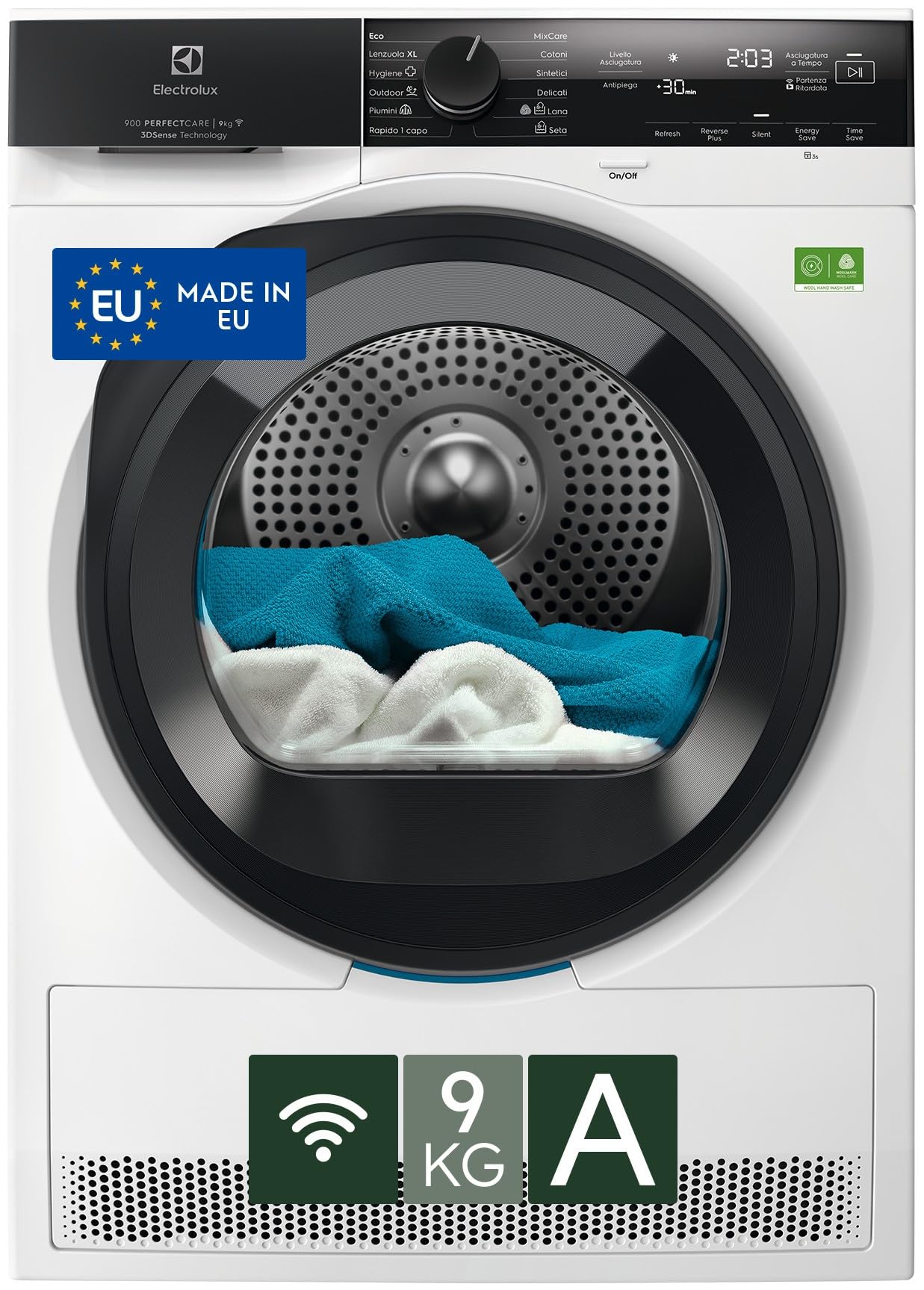 Electrolux Asciugatrice Ew9h4y9a 9 Kg Classe A-bianco
