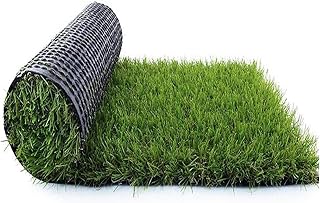 Artificial Turf,Premium 25mm Thick Synthetic Grass Turf for Garden, Balcony & Terrace – Luxury ...