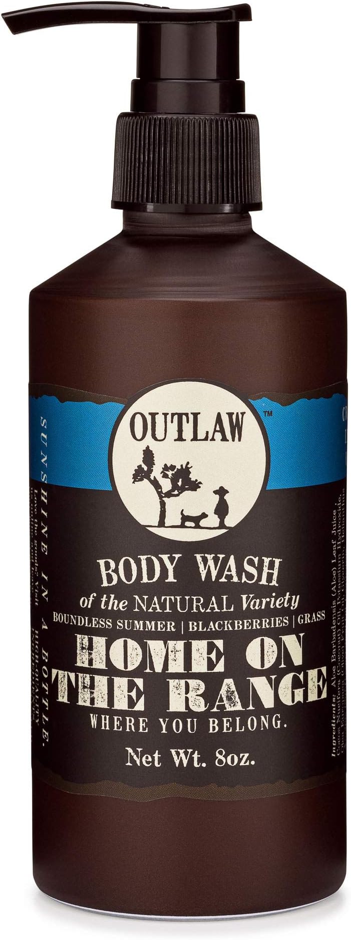OUTLAW SOAPS Home On The Range Hair & Body Wash, 8 FZ