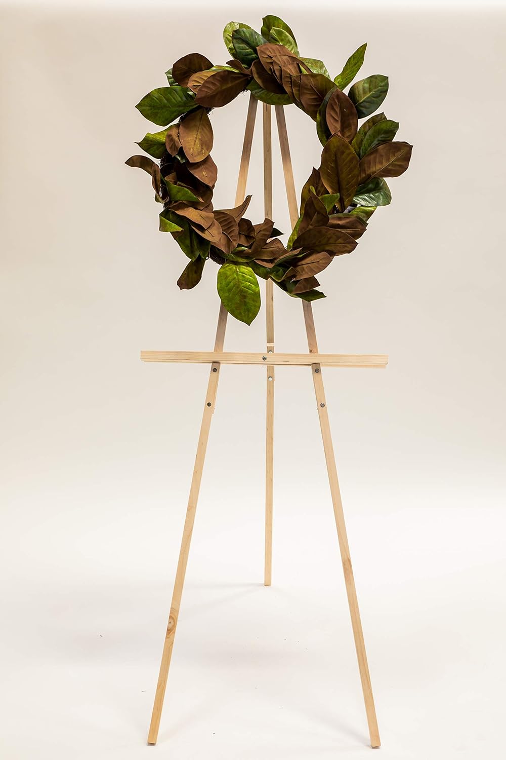 Wood Easel for Wedding or Any Event's Framed Picture Display  l Events Flower Display l Wood Easel Floral (Natural)