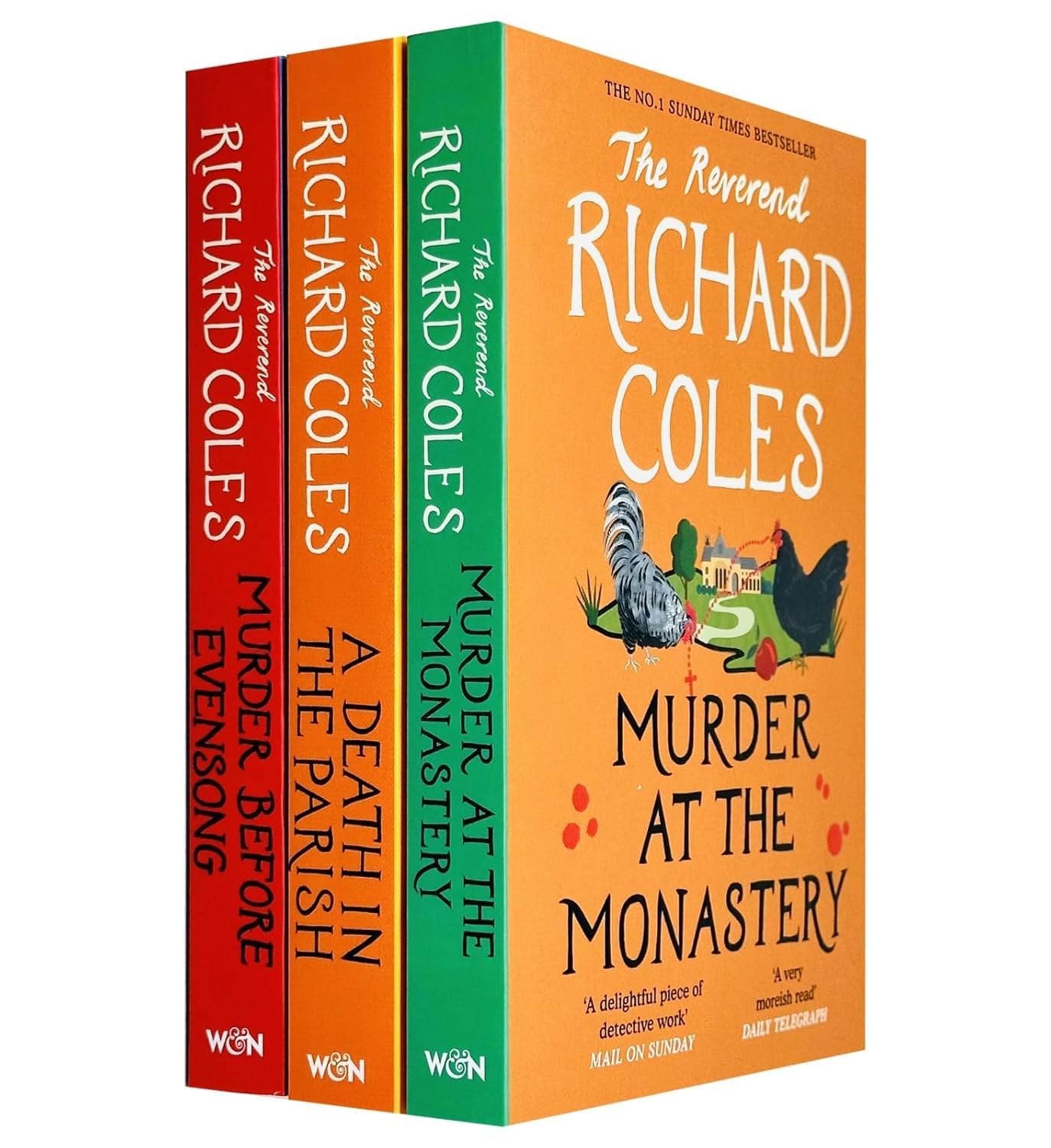 Canon Clement Mysteries Series 3 Books Collection Set By Richard Coles (A Death in the Parish, Murder at the Monastery & Murder Before Evensong)      Paperback – May 22, 2025