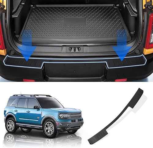 Protector de parachoques para automóvil compatible con Ford Bronco 2021 2022, accesorios deportivos, resistente a los arañazos, alfombrilla