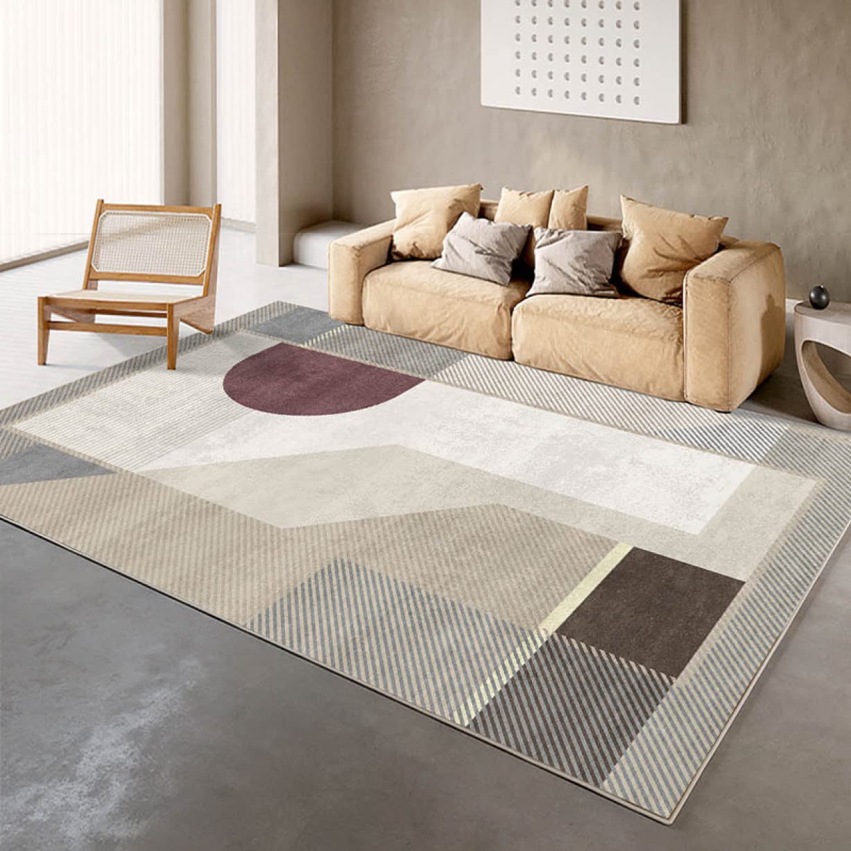Amazon｜ラグ カーペット タイプ インク 80*120cm ラグマット