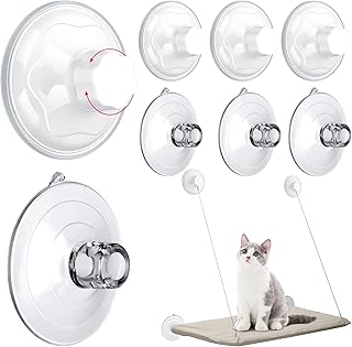 8 Pcs Suction Cups Cat Window Perch Cat Window Hammock Replacement Suction Cup for Kitty Cat Window Perches Bed Seat Hammock Pet Supplies, 2 Styles (Fresh Style)