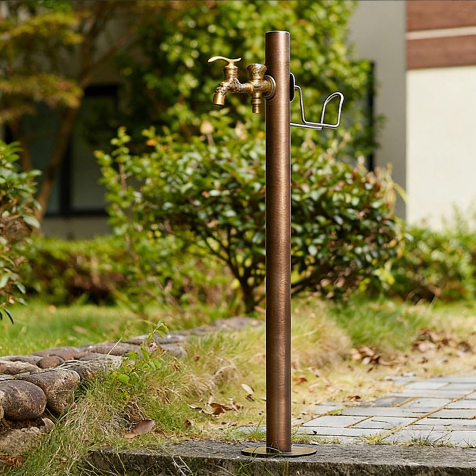 XDLEDMKIZ Freestanding Vertical Garden Water Column, Floor Mounted Hydrant Water Tap for Garden Irrigation and Washing