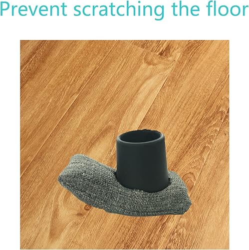 Miniatura 4 de Walker - Sandalias de esquí, para tubos de 1 1/8 pulgadas, pies de repuesto universales, deslizadores de tapa de posavasos duraderos para caminantes