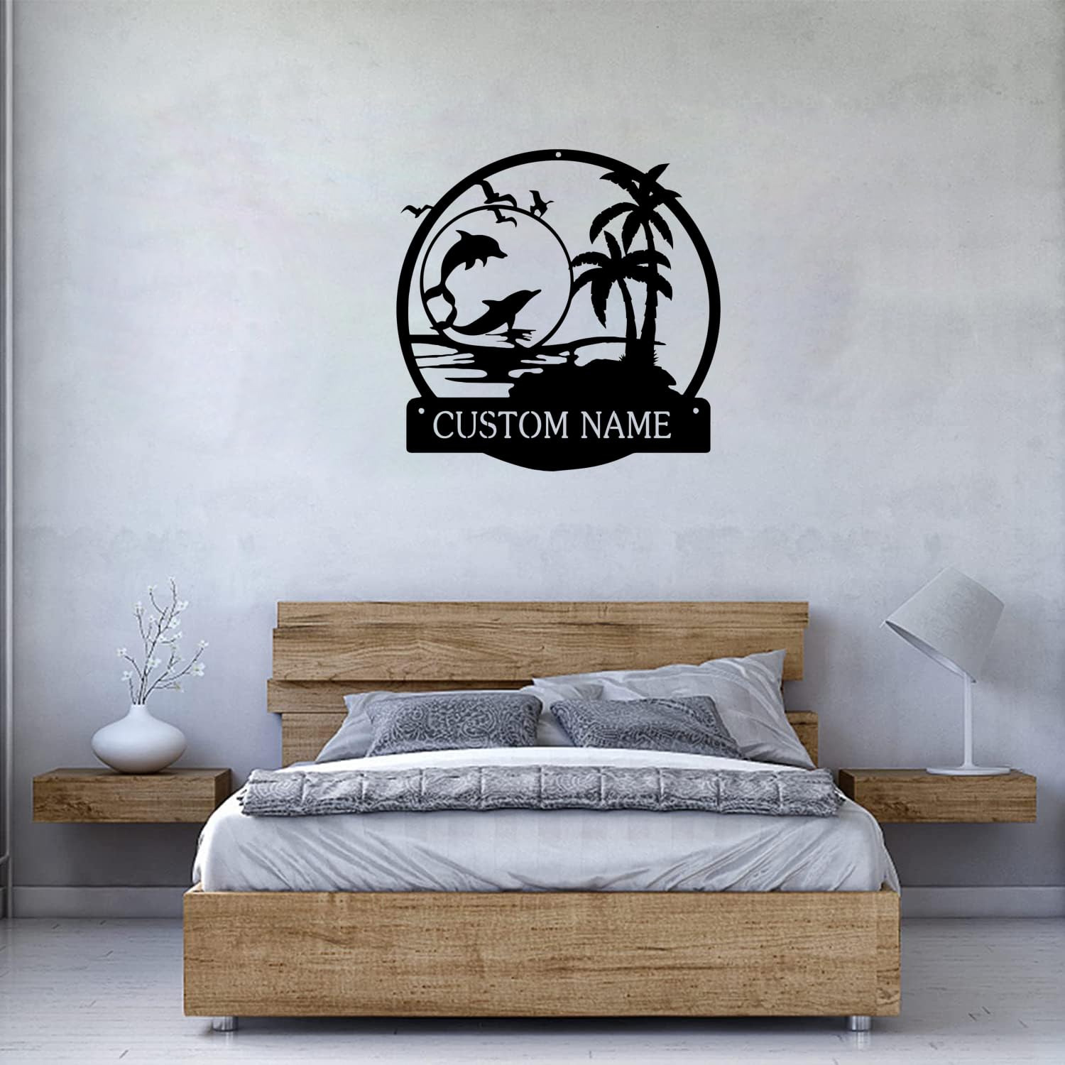 Personalized Metal Signs Outdoor Custom Metal Name Sign Metal Wall Art ...