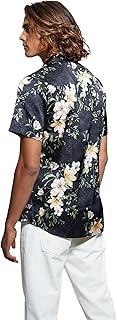GUESS Men's Eco Charm Midnight Lily Shirt