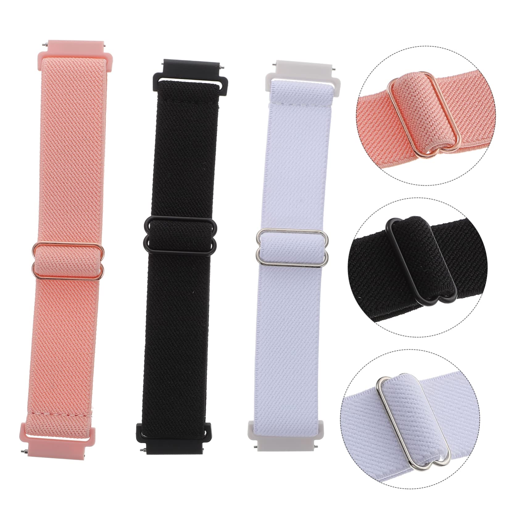 Uonlytech 15pièces Bracelet Montre Nylon Réglable De Bandes Pour Montres Connectées Confortable Et Pour Autres Modèles
