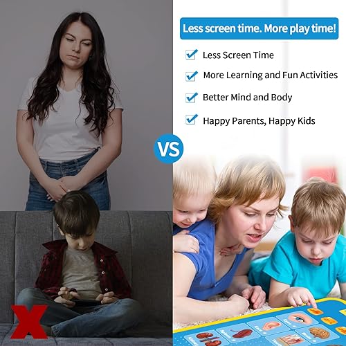 Miniatura 3 de My Body - Póster educativo interactivo para niños pequeños y niños para aprender partes del cuerpo, órganos, músculos y huesos, 16 x 22 pulgadas