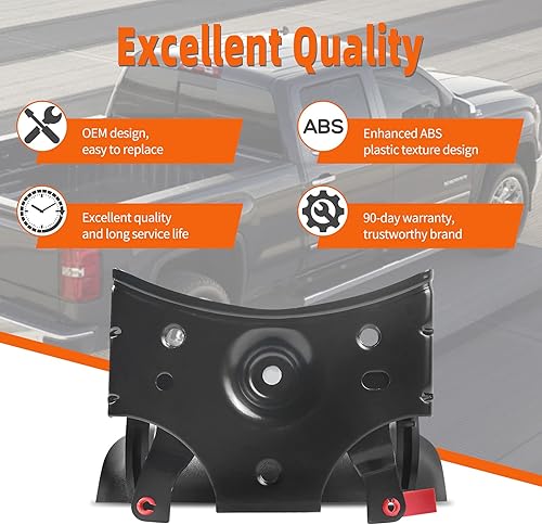 Miniatura 4 de OTUAYAUTO Ensamblaje de pestillo de la manija del portón trasero – Reemplazo para Chevy Silverado 1999-2007, GMC Sierra Truck 1996-2006 1500 2500