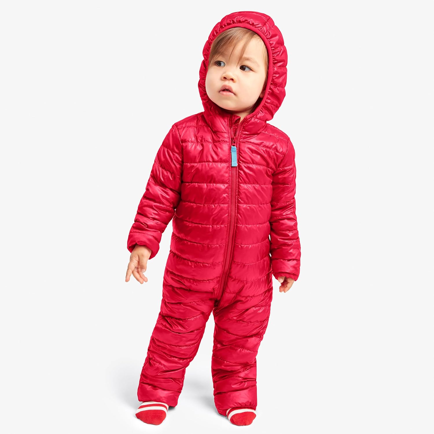 Primary Baby Puffer Bunting Suit, Water-Repellent and Windproof, Made with 100% Recycled Materials