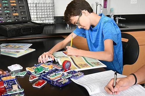 Miniatura 19 de Kit para diseñar circuitos eléctricos Circuits Jr. SC-100, Negro