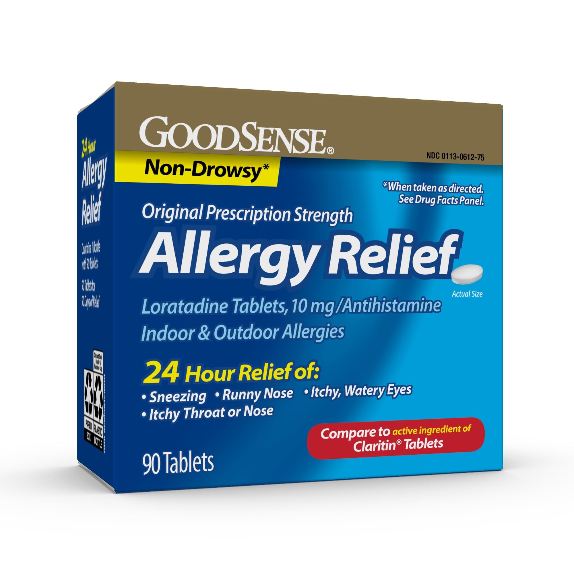 GoodSense Loratadine 10 mg Allergy Relief Tablets, 365 Count — Amazon image 12
