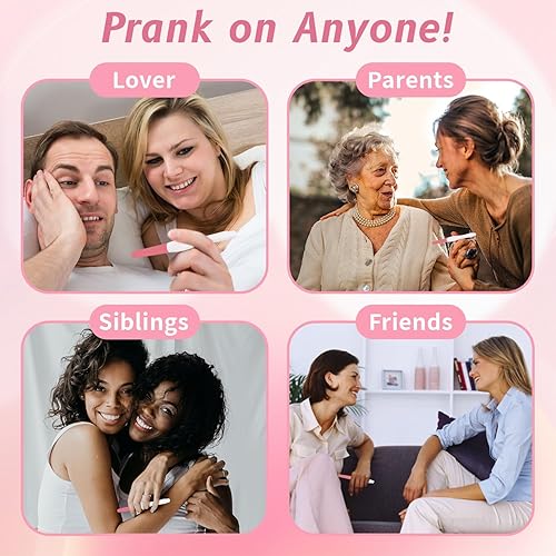 Miniatura 6 de Prueba de embarazo divertida de broma siempre positiva  Primera respuesta pruebas falsas para embarazadas, juguetes de broma positiva, prueba de