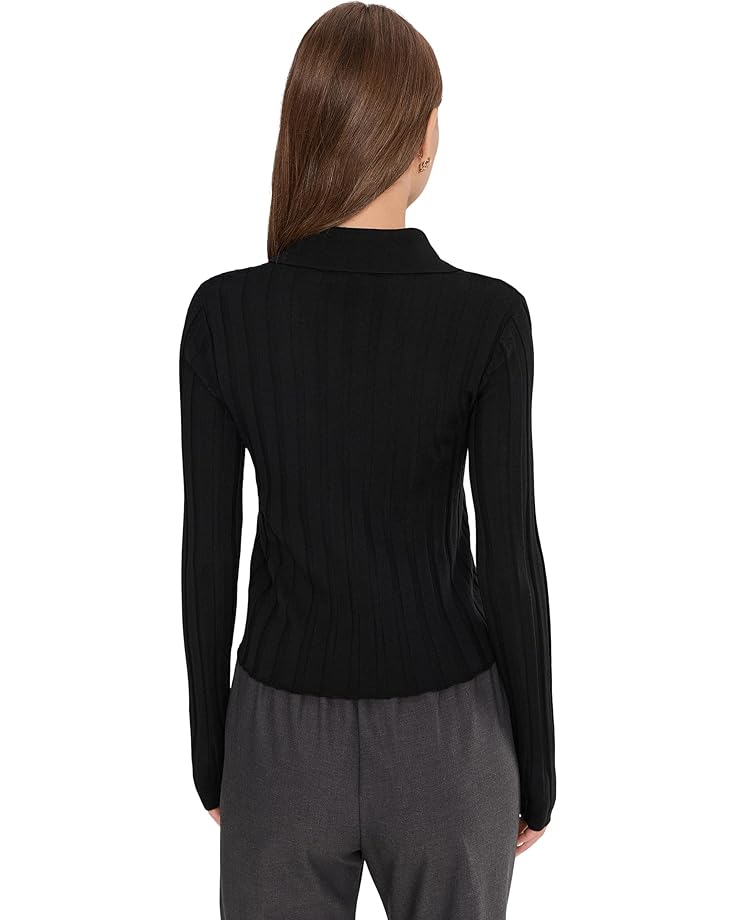 Madewell Merino Silk Wide Rib Abby Polo - #4 of 5