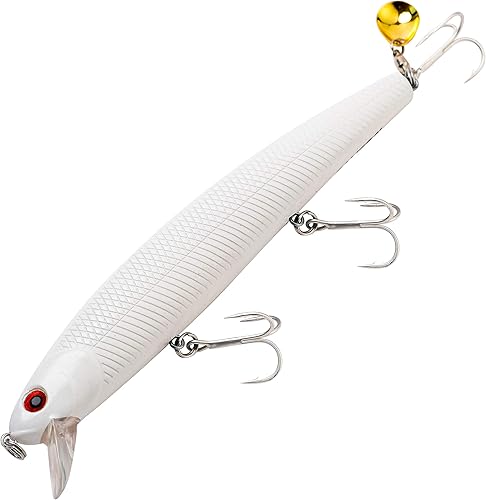 Miniatura 57 de Calissa Offshore Tackle 110mm and 140mm California Inshore Fishing - Special Jerkbait Crankbait Surf Flash Fishing Salt Pro Lure Minnow Zebra MS