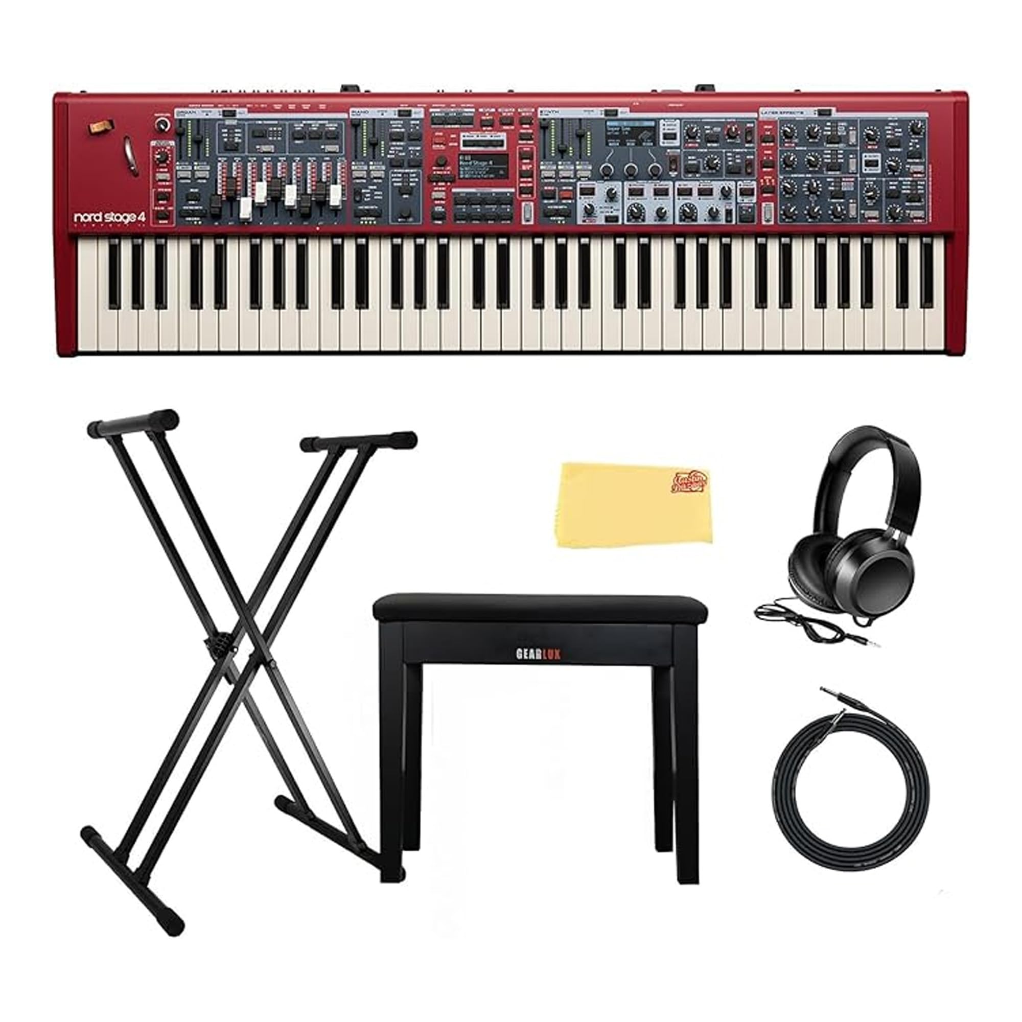 Amazon.com: Nord Stage 4 Compact 73-Key Stage Keyboard Bundle with