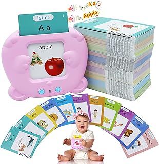 Talking Flash Cards for Toddlers, 510 Sight Words, Autism Speech Therapy Toys, Pocket Vocabulary Games for Kids Educationa...