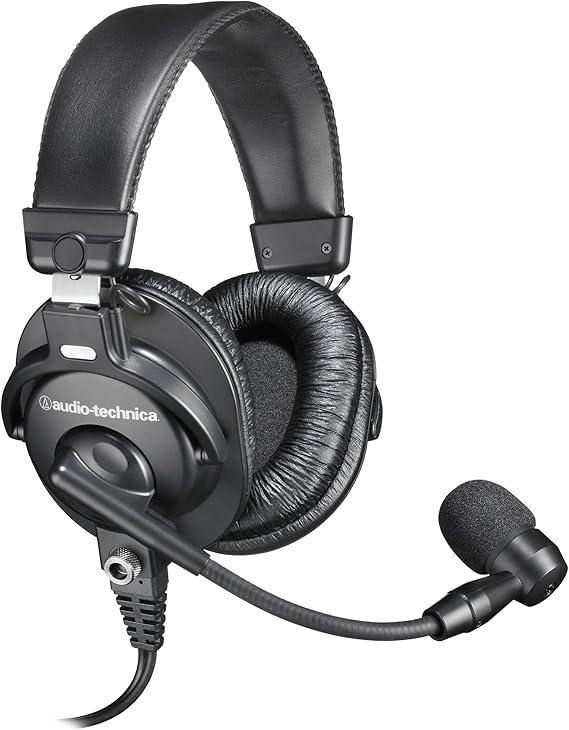 Audio-Technica BPHS1 Broadcast Stereo Headset with Cardioid Dynamic Boom Microphone