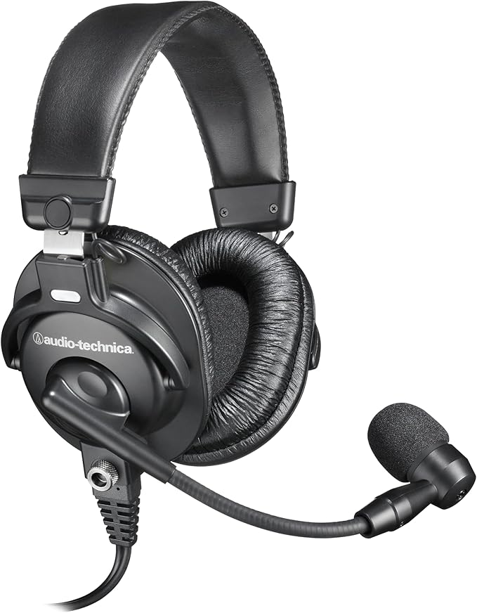 Audio-Technica BPHS1 Broadcast Stereo Headset with Cardioid Dynamic Boom Microphone