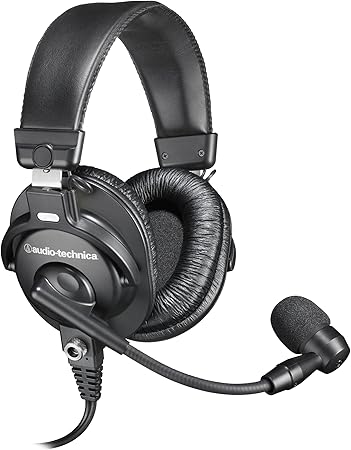 Audio-Technica BPHS1 Broadcast Stereo Headset with Cardioid Dynamic Boom Microphone