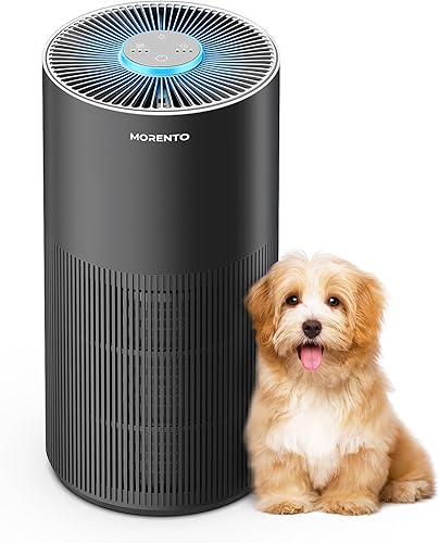 Miniatura 1 de MORENTO Purificadores de aire para habitación grande del hogar, purificadores de aire para dormitorio de hasta 1076 pies cuadrados, limpiador de