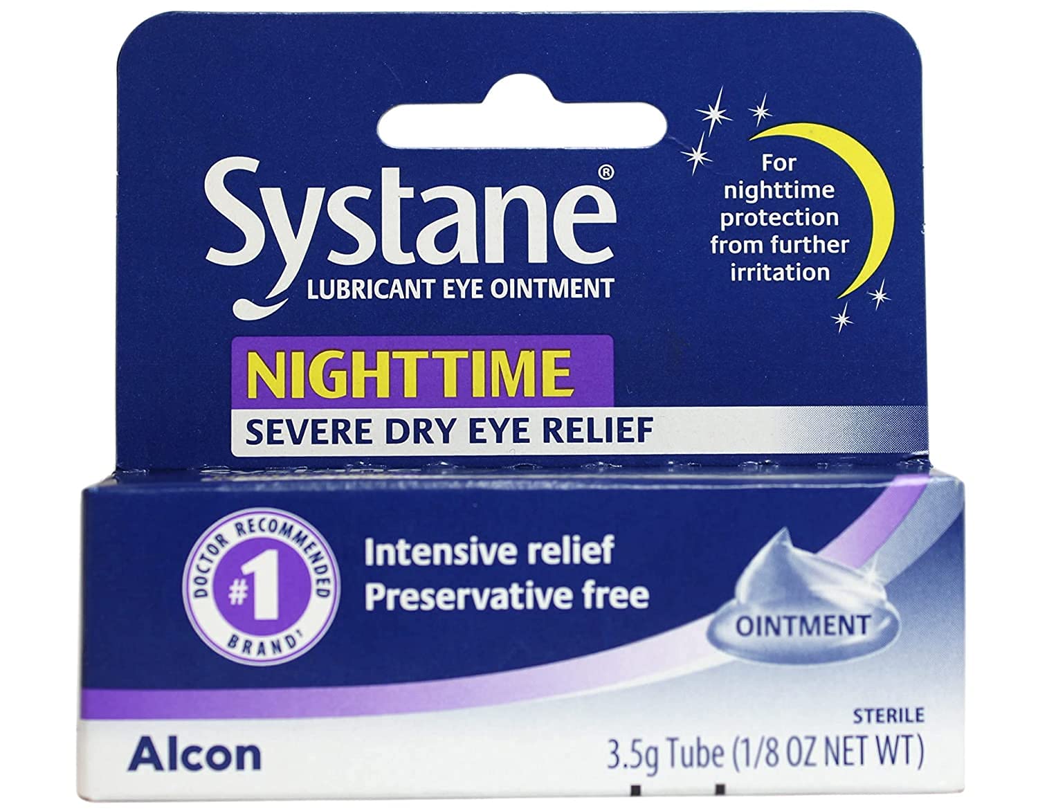 Systane Nighttime Lubricant Eye Ointment 3.50 g (Pack of 5)
