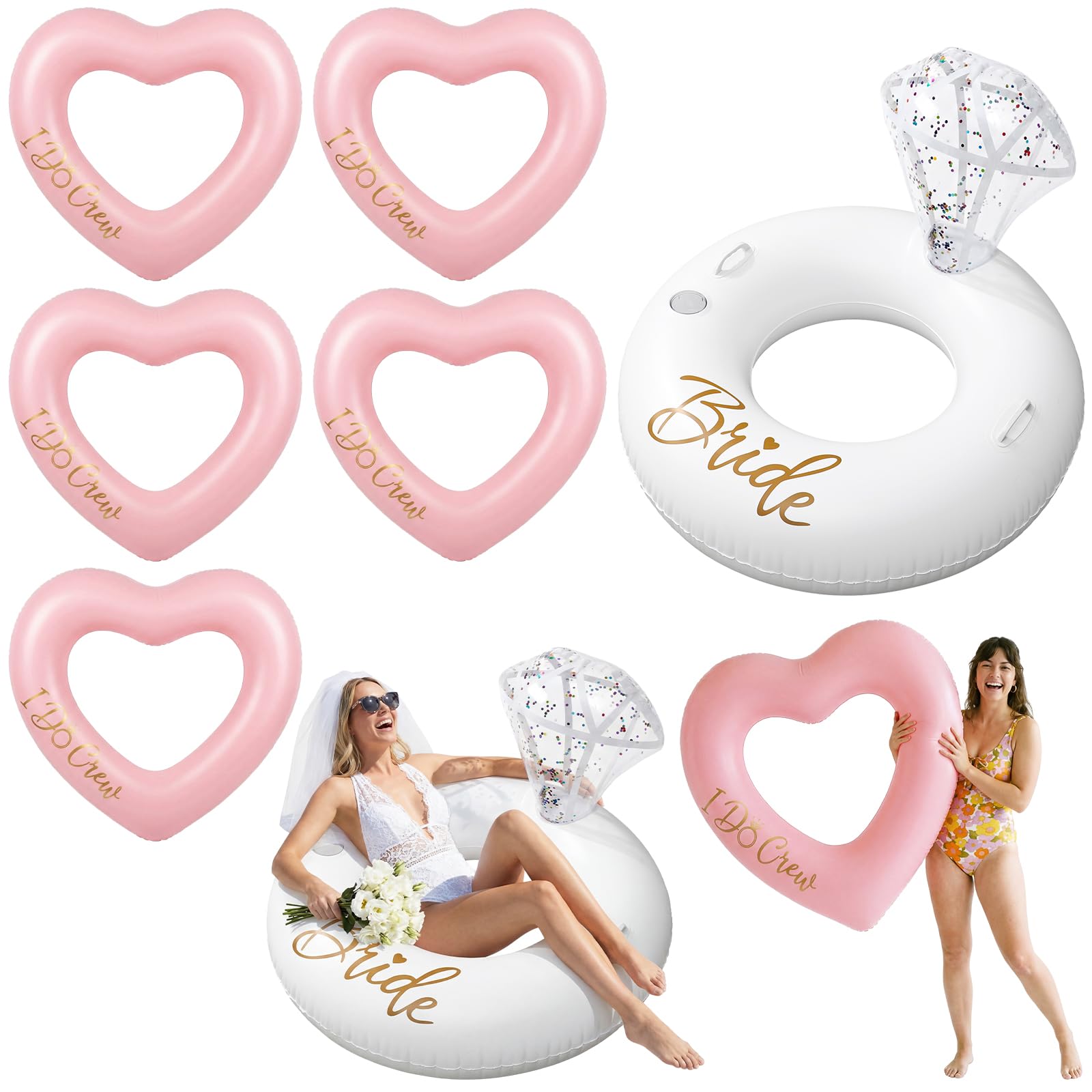 Photo 1 of Thenshop Bachelorette Pool Floats Set - Pink