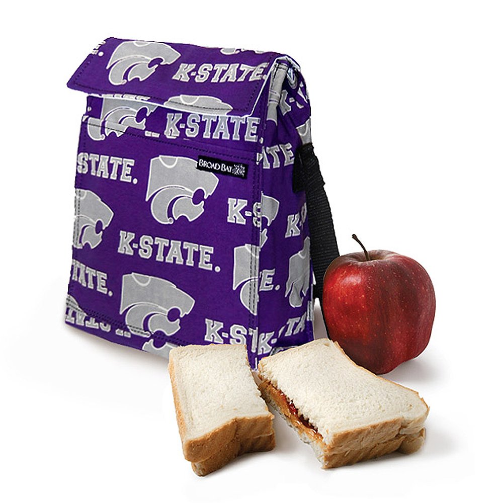 Broad Bay K-State Lunch Bag KANSAS STATE Lunchbox Cooler with SHOULDER STRAP