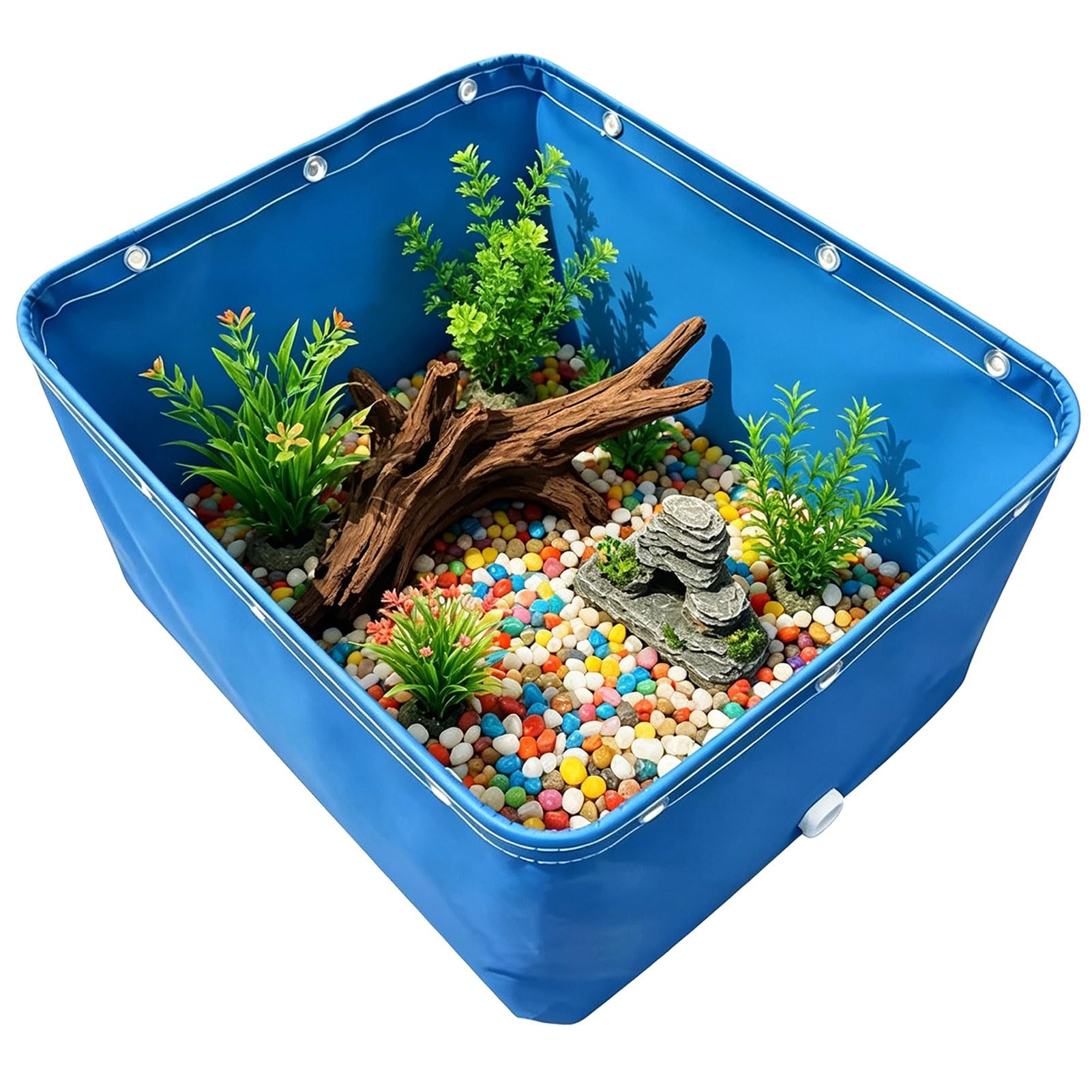 Étangs à poissons en toile de PVC durable pour stockage d'eau