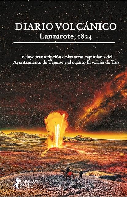 Portada de Diario volcánico. lanzarote, 1824