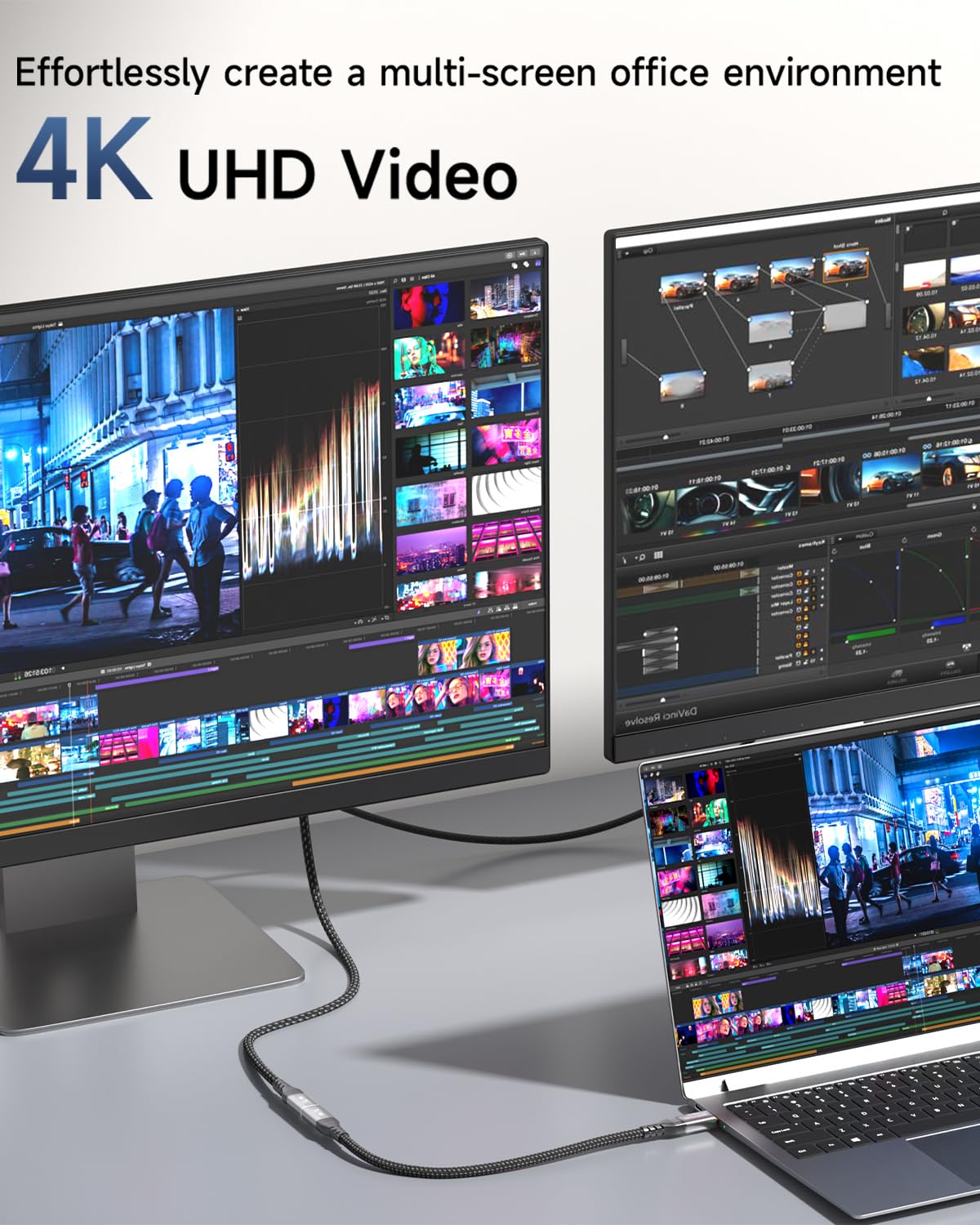 [2Pezzi 6m] Prolunga USB C 6m 100W 20Gbps USB 3.2 Gen2X2, Cavo Tipo C Maschio a Femmina Supporta 4K@60Hz Video, Extender USB C Compatibile Thunderbolt 4/3