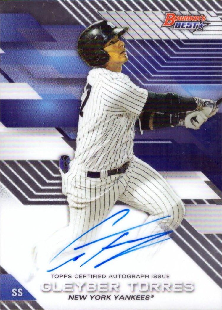 2017 Bowman's Best Baseball #B17-GT Gleyber Torres Certified Autograph Pre-Rookie Card