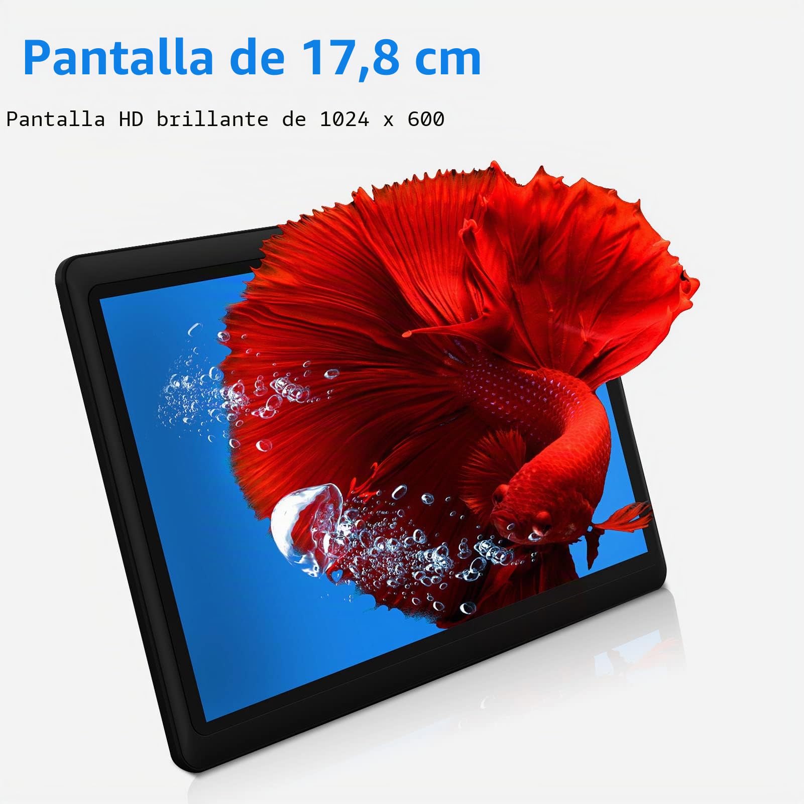 PRITOM Tabletas Android de 7 pulgadas, 15,8 GB de RAM, 32 GB, (expansible 1TB), 3500 mAh, Tablet PC, Bluetooth, cámara dual, WiFi, portátil con funda negra