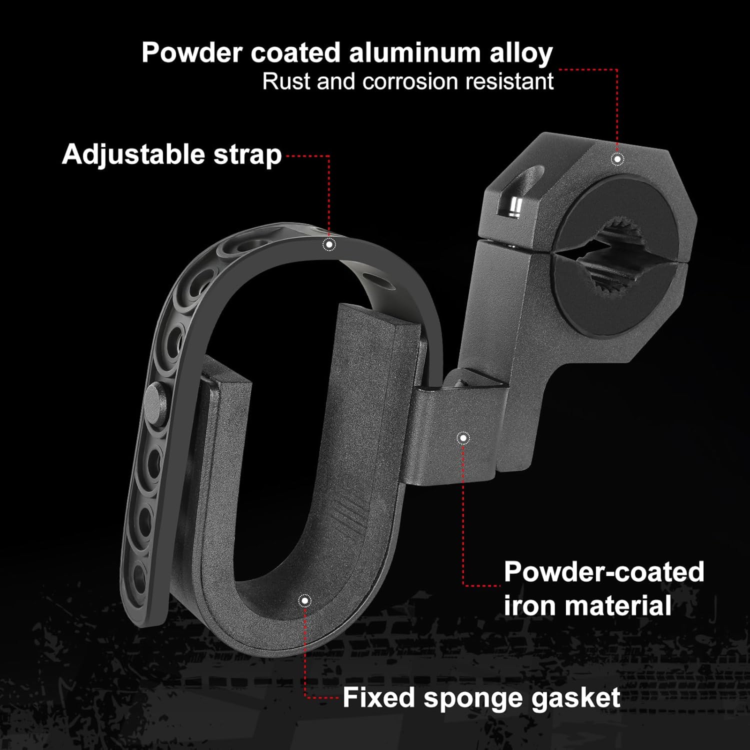 UTV Gun Rack + LED Dome Light