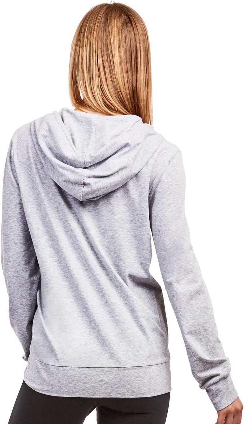 Women's Zip Up Cotton Light Hoodie Jacket - Image 4
