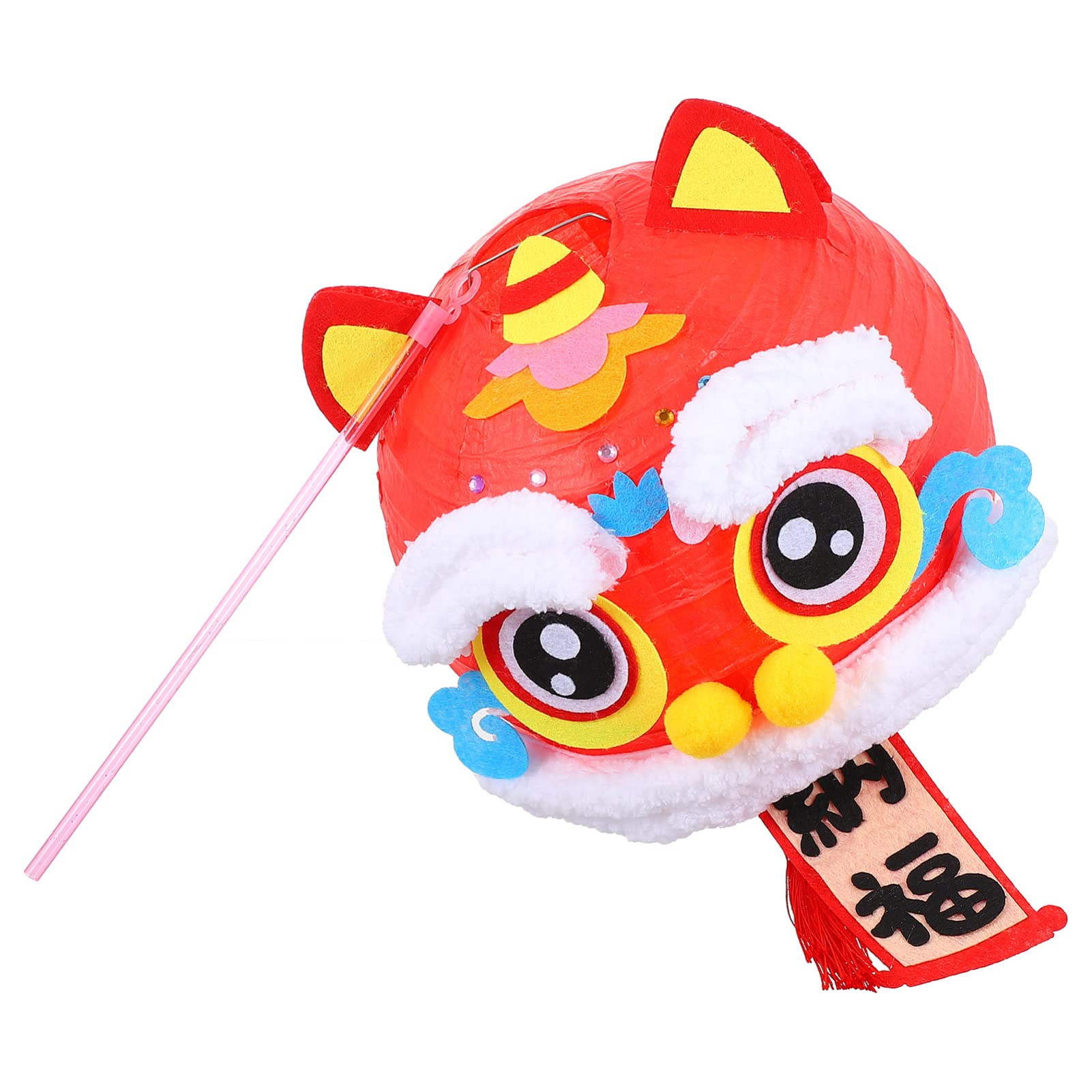 KOMBIUDA Kit Di Materiali Per Lanterne Da 3 Pezzi Anno Della Lanterna Decorazioni Per Lanterne Di Carta Ornamenti Giocattolo Portatili Decorazioni Per Il Capodanno Lunare