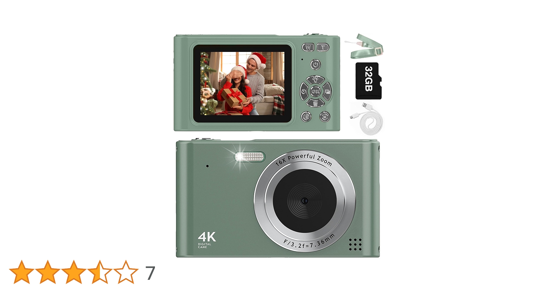 デジタルカメラ funtto Amazon | ノーブランド品 デジタルカメラ 4K 4800万画素 レトロ